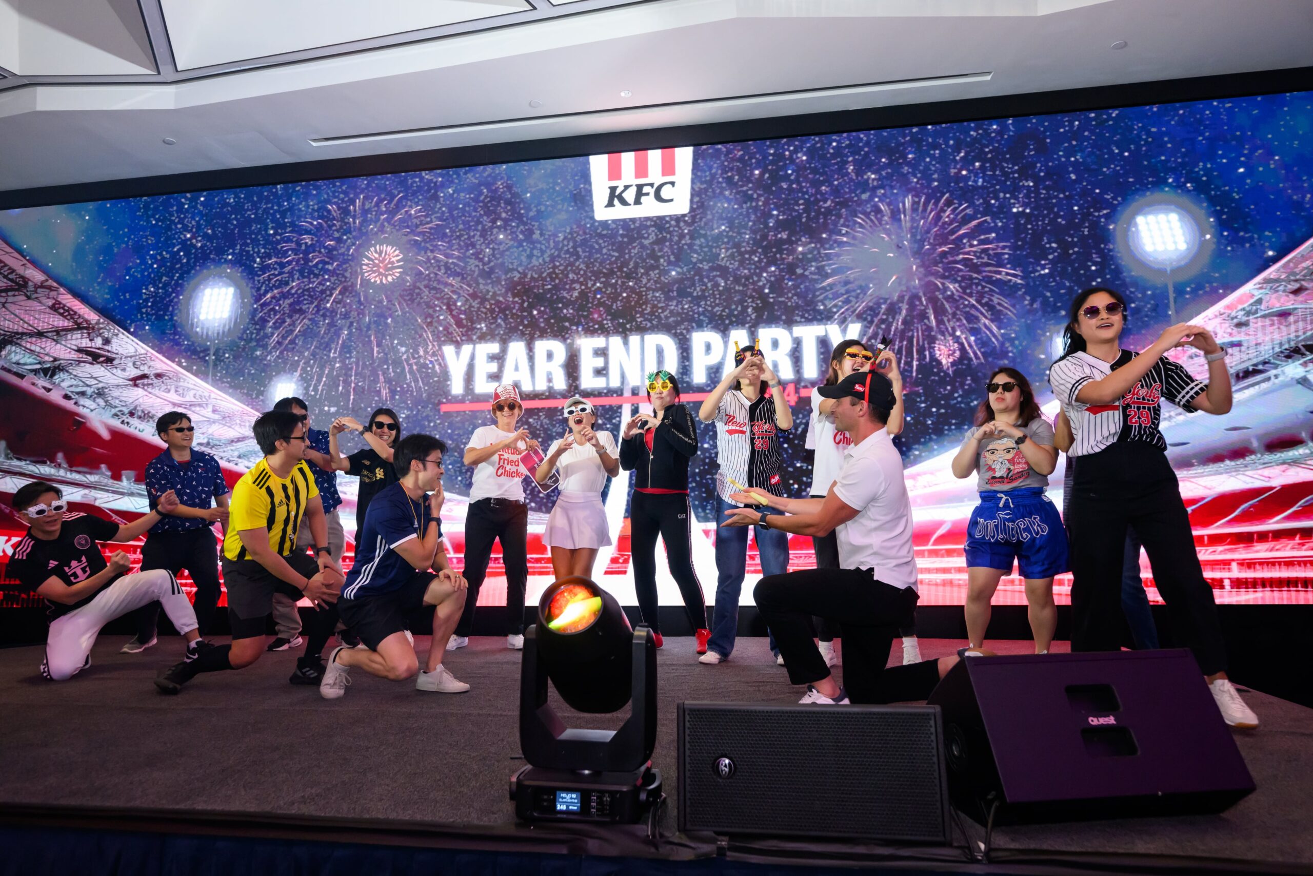 KFC year end party event Singapore