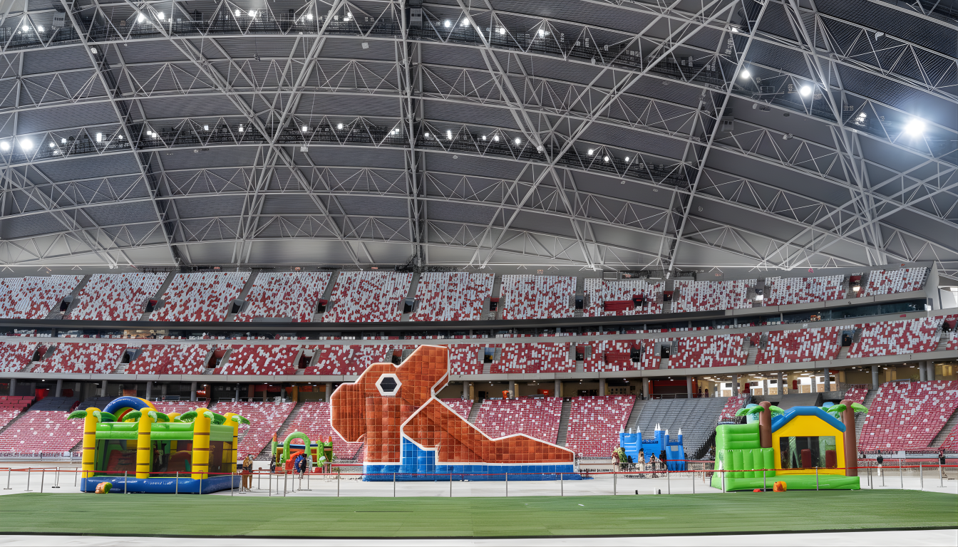 Inflatable Park Singapore - Giant Inflatable Rental by Get Out Events