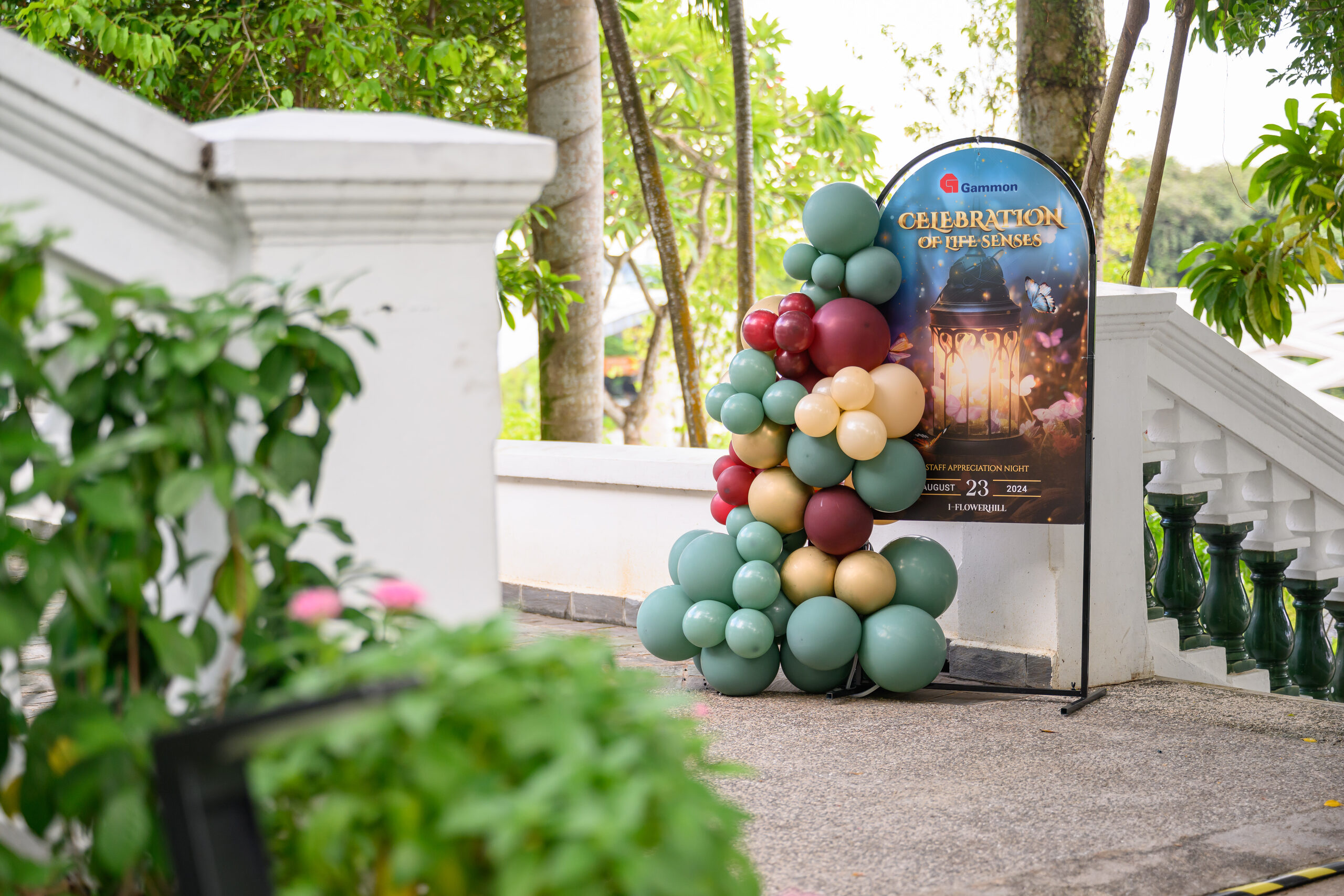 Gammon dinner and dance Singapore 2024 — venue setup for corporate gala dinner