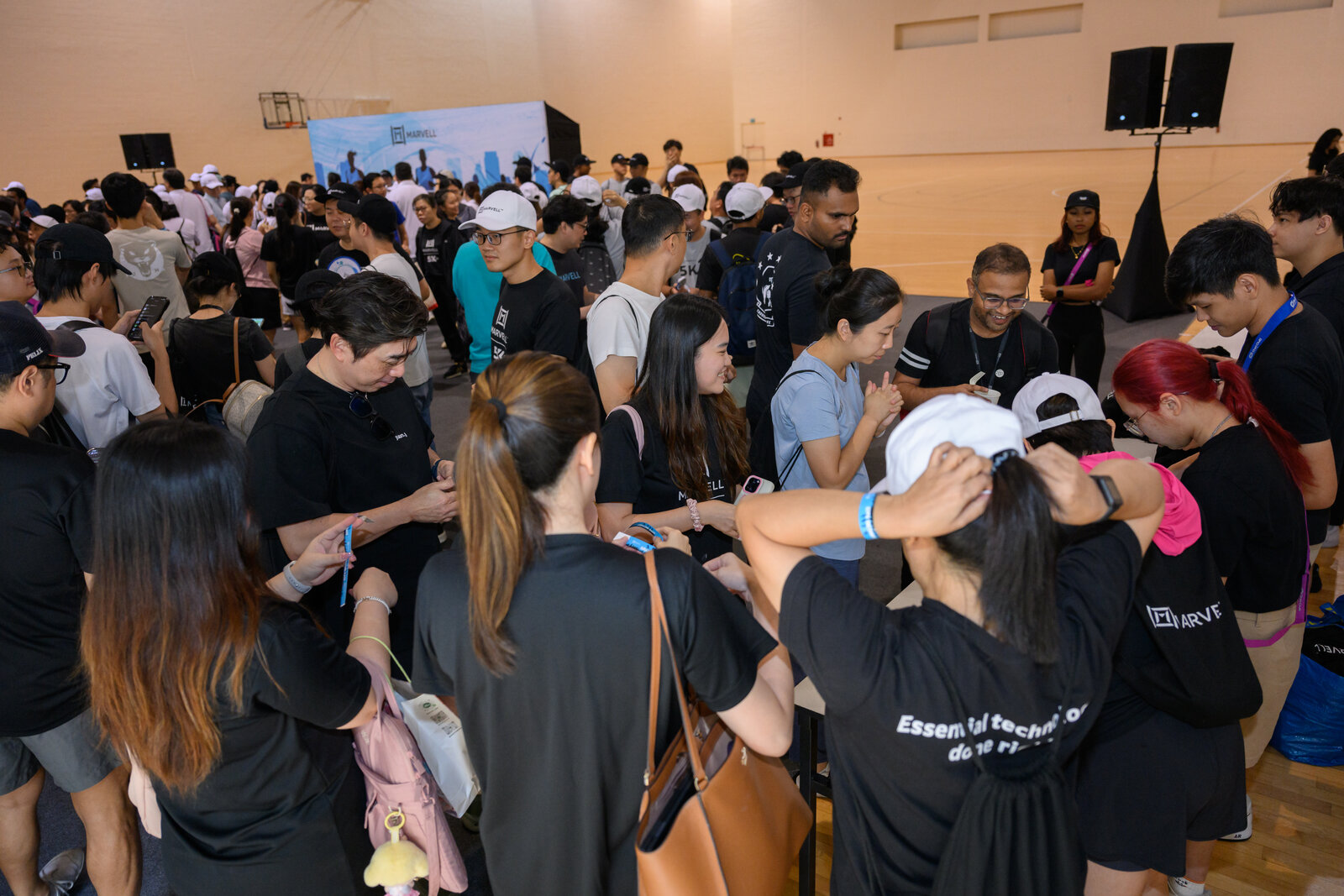 Marvell team building activity Singapore 2024 — corporate group event