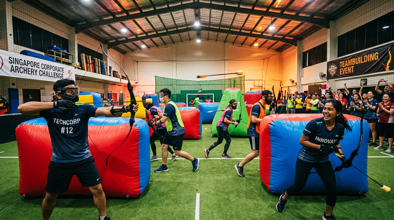 Combat Archery Singapore - Team Building Activity by Get Out Events