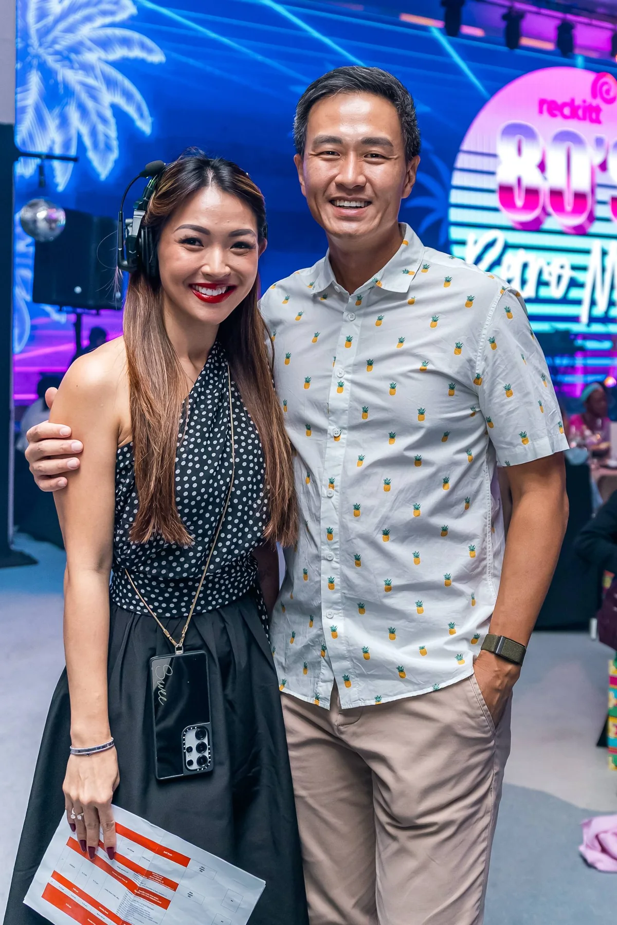 Felix and Stacy together at an event